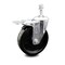 Service Caster 5 Inch Phenolic Swivel 3/8 Inch Threaded Stem Caster with Total Lock Brake SCC SCC-TSTTL20S514-PHS-381615 - alternate 4